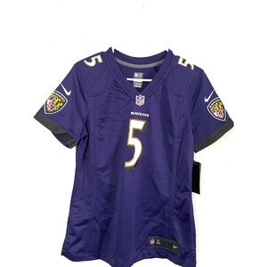 Women's Baltimore Ravens Joe Flacco Nike Purple Jersey, M